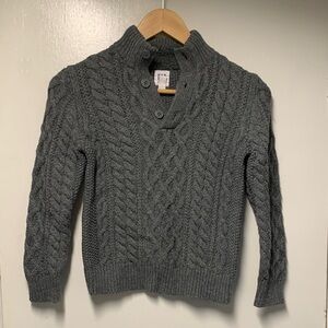 GAP Kids Gray Cable Knit Sweater